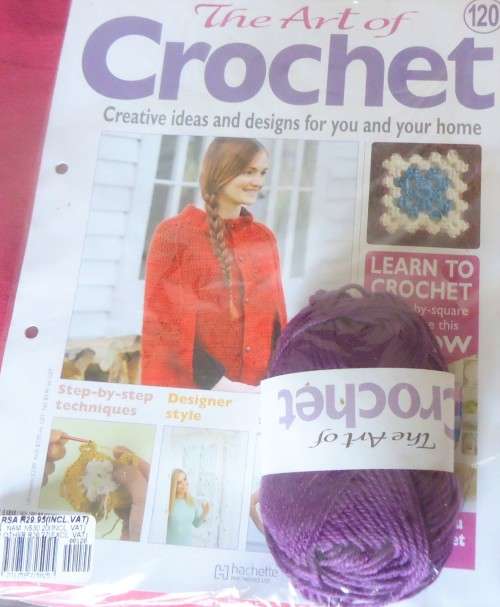 THE ART OF CROCHET NO  120 WITH FREE BALL OF WOOL - SEALED