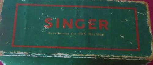 SINGER SEWING ACCESSORIES -7 BOBBIN REELS-SCREWDRIVER-SINGER NEEDLE-6 DIFFERENT FOOT ATTACHMENTS
