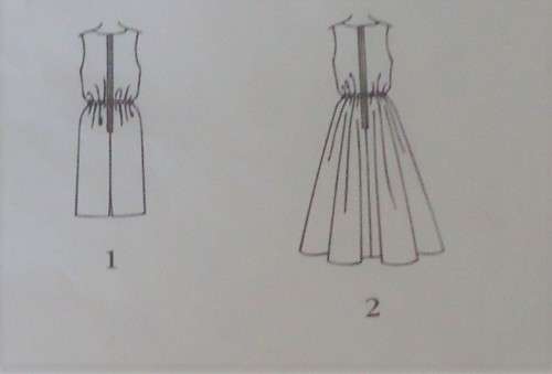 SIMPLICITY 9022 DRESS WITH FULL OR SLIM SKIRT SIZE 8 - 18 SEE LISTING