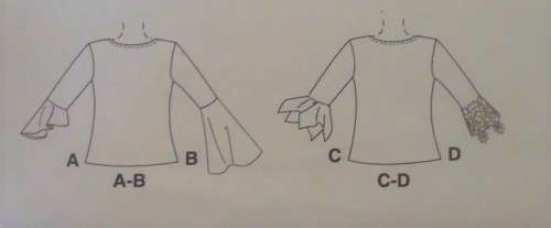 McCalls 4037 SEMI FITTED PULLOVER BLOUSES SIZE LARGE-XLARGE COMPLETE