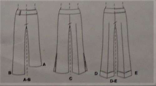 McCalls 3935 SET OF PANTS SIZE DD=12-14-16-18 COMPLETE