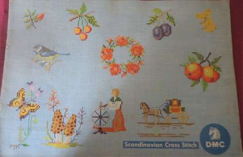 DMC SCANDINAVIAN CROSS STITCH -20 PAGES