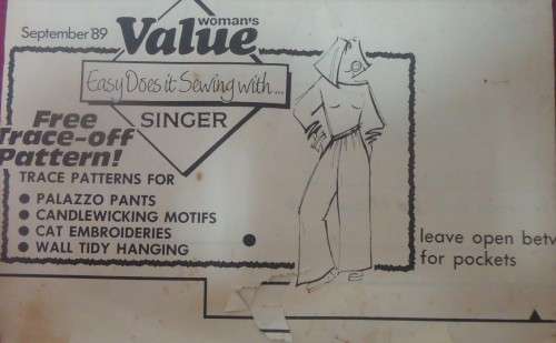 WOMAN`S VALUE -PALAZZO PANTS 10 - 18-SEPTEMBER 1989