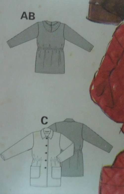 BURDA 3638 PARKA JACKET SIZE10-12-14-16-18-20 COMPLETE-UNCUT-F/FOLDED