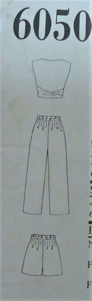 NEW LOOK PATTERNS 6050 TOP-PANTS-SHORTS  SIZES 6-16 COMPLETE-UNCUT-F/FOLDED