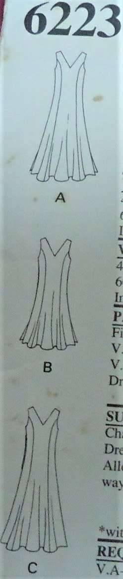 NEW LOOK PATTERNS 6223 FLARED FITTED DRESS SIZES 6-16 COMPLETE-UNCUT-F/FOLDED