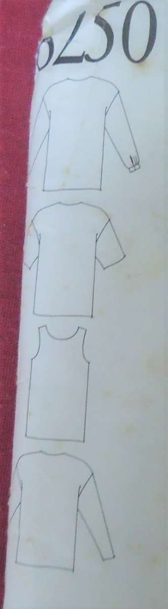 NEW LOOK PATTERNS 6250 SET OF TOPS SIZES 8-18 COMPLETE