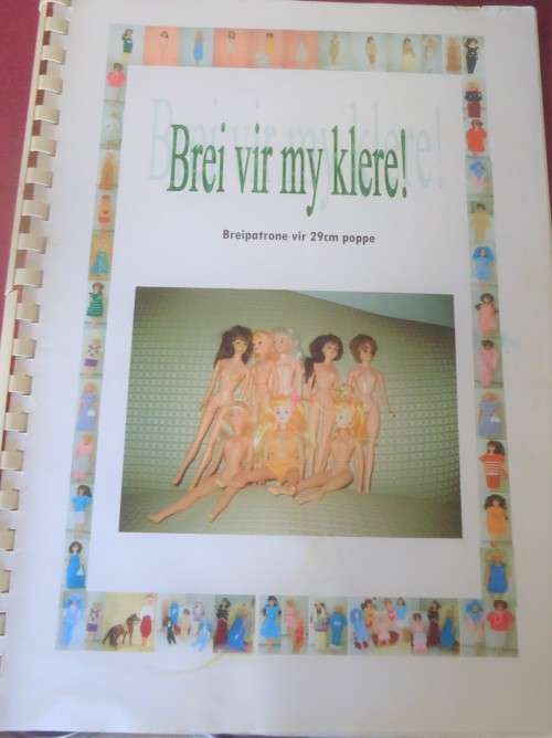BREI VIR MY KLERE! BRIPATRONE VIR 29 CM POPPE - 64 PAGE BOOK WITH PATTERNS & COLOUR PHOTOS