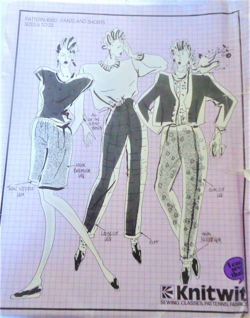 KNITWIT PATTERN 4000 PANTS & SHORTS SIZES 6 - 22 -  COMPLETE