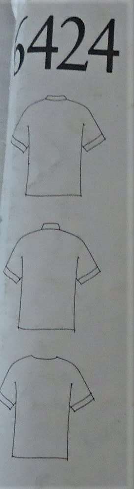 NEW LOOK PATTERNS 6424 SET OF TOPS SIZES 8 - 18 COMPLETE