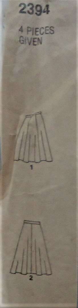 STYLE 2394 FLARED SKIRTS SIZE 20 WAIST 87 CM - SEE LISTING-ZIPLOC BAG