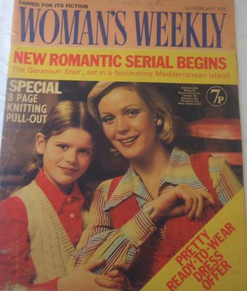 WOMAN`S WEEKLY - 1ST FEBRUARY 1975 - 72 PAGES