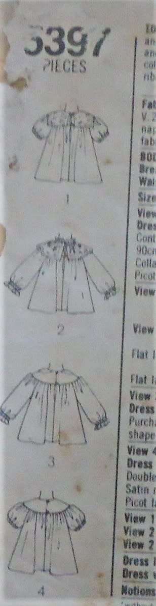 SIMPLICITY 5397 TODDLER PULLOVER DRESS WITH COLLAR VARIATIONS SIZE 2 YEARS COMPLETE-ZIPLOC