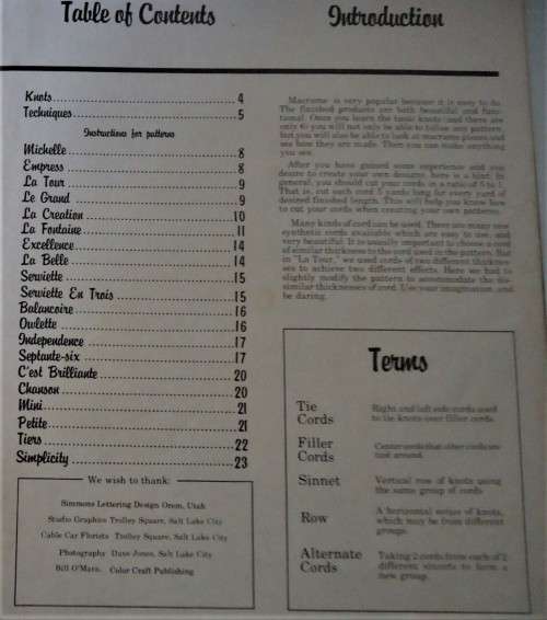 MACRAME ELEGANCE - 24 PAGES- SOFT COVER