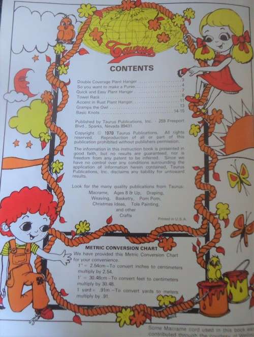 MACRAME - BACK TO BASICS   - 16 PAGES- SOFT COVER