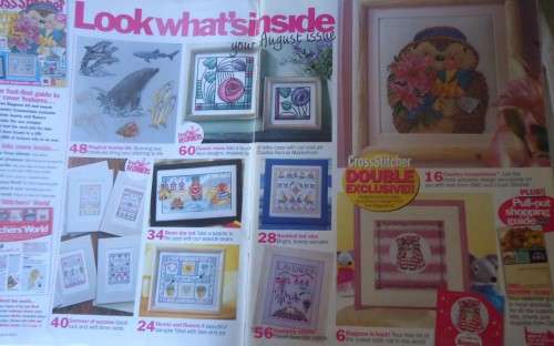 CROSS STITCHER  MAGAZINE UK ISSUE 124 AUGUST 2002 WITH PATTERNS-100 PAGES
