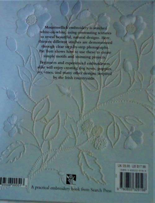 BEGINNER'S GUIDE TO MOUNTMELLICK EMBROIDERY-PAT TROTT- 64 PAGE SOFT COVER