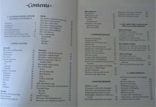 MAKING GIFTS IN COUNTED CROSS STITCH PROJECT IDEAS-JANA HAUSCHILD LINDBERG 132 PAGE HARD COVER+DUST