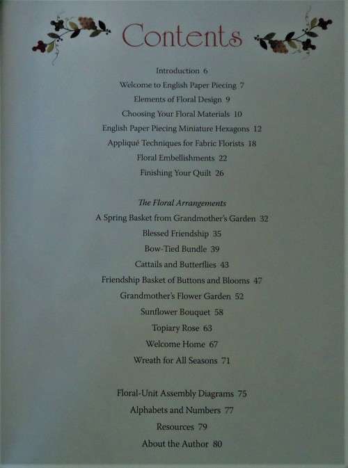 QUILTS FROM GRANDMOTHER'S GARDEN-JAYETTE HUFF-84 PAGE SOFTCOVER+DUSTJACKET