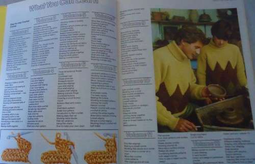 STITCH BY STITCH-THE ILLUSTRATED ENCYCLOPEDIA OF SEWING-KNITTING-CROCHET-124 PAGE HARDCOVEE