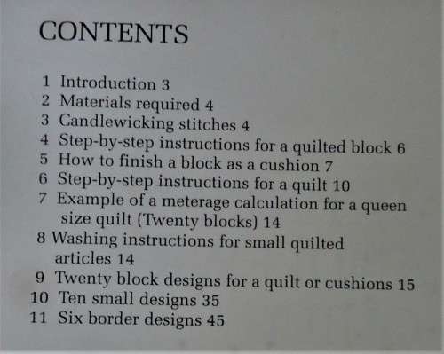 NEW PATTERNS TO CANDLEWICK & THE QUILT-DI VAN NIEKERK- 52 PAGE SOFT COVER