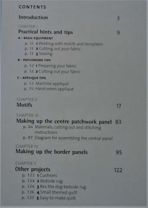 THE FARMYARD IN PATCHWORK & APPLIQUE-HELENE MARTIN-128 PAGE SOFT COVER