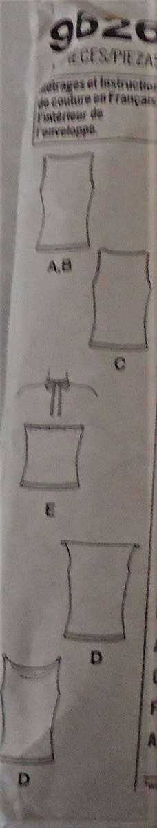 SIMPLICITY 9626  SET OF KNIT TOPS SIZE HH=6-8-10-12 COMPLETE-PART CUT