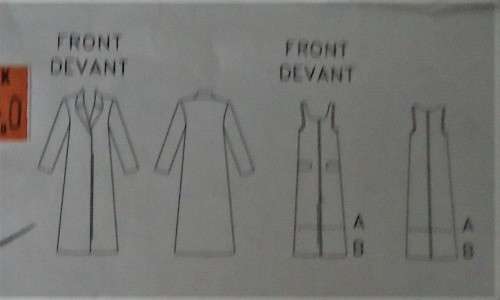 BUTTERICK 6331  PINAFORE & DUSTER SIZE 20-22-24 COMPLETE