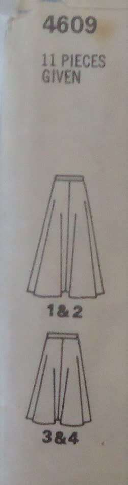 VINTAGE STYLE 4609 SET OF SKIRTS SIZE 12 WAIST 26 1/2" -COMPLETE-UNCUT-F/FOLDED