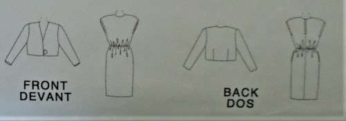 McCALLS 6357 PARTIALLY LINED JACKET-DRESS SIZE A 8-10-12-14-COMPLETE-UNCUT-F/FOLDED