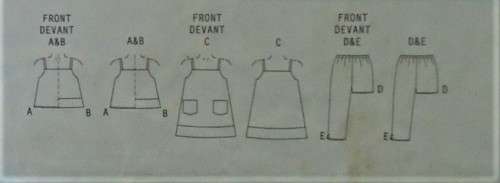 BUTTERICK B4175 GIRL'S TOP-DRESS-SHORTS-PANTS SIZE 6-7-8 YEARS COMPLETE