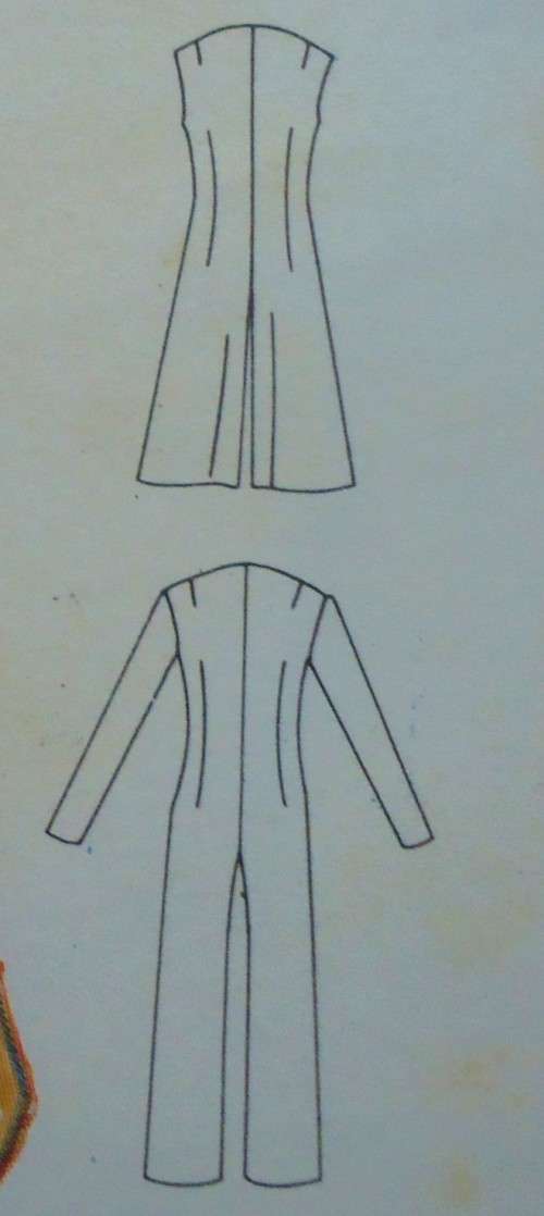 BUTTERICK 6053 JUMPSUIT  SIZE 10 BUST 32 !/2" COMPLETE-UNCUT-F/FOLDED