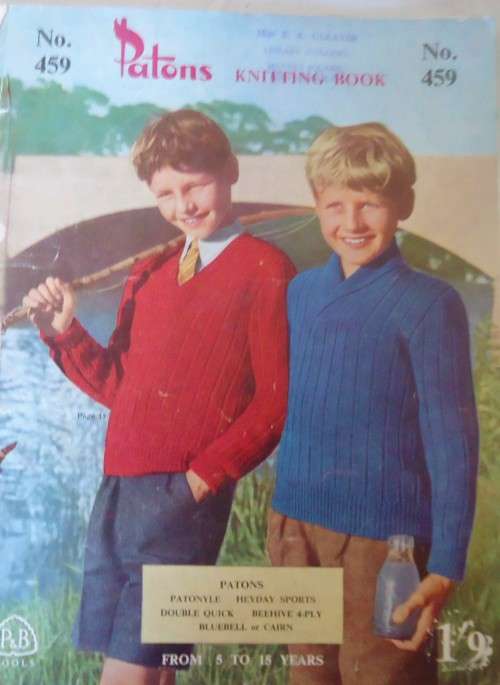 PATONS 459 KNITTING BOOK 20 A4 PAGES