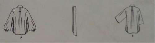 McCALLS 6404 PULLOVER SHIRT SIZE 12-14-16 COMPLETE