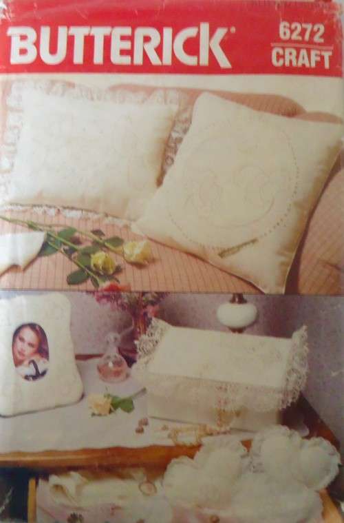 BUTTERICK CRAFT 6272 - CANDLEWICKING PACKAGE - COMPLETE-UNCUT-F/FOLDED