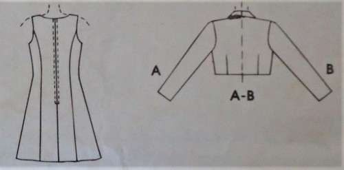 McCALLS 7822 LINED/UNLINED DRESS & JACKET SIZE C10-12-14 SEE LISTING