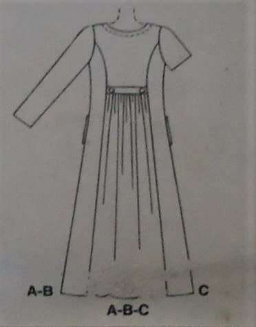 McCALLS 9102 PULLOVER LOOSE FITTING DRESS SIZE B=8-10-12 COMPLETE