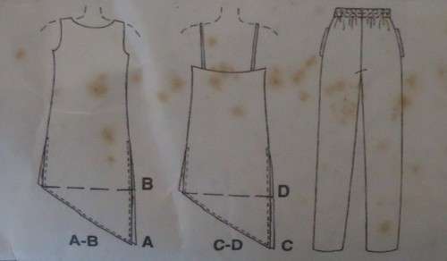 McCALLS 9363 TUNIC & PULL ON PANTS SIZE C=10-12-14 COMPLETE