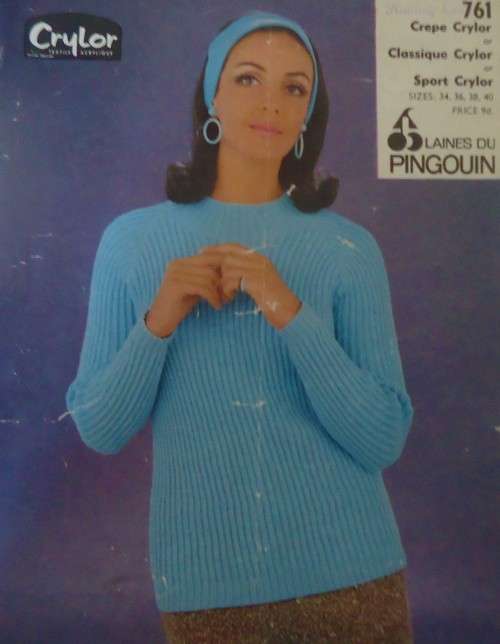 PINGOUIN -761 LADIES RAGLAN SWEATER  TO FIT SIZE 34-40`