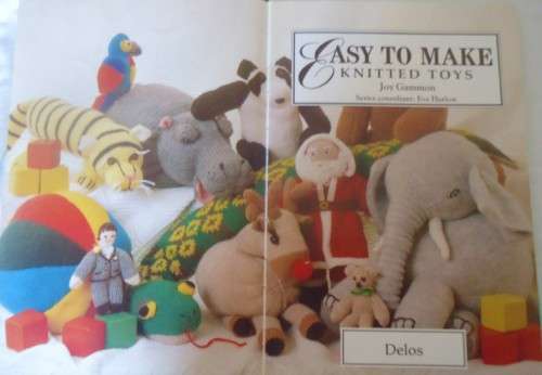 EASY TO MAKE KNITTED TOYS - JOY GAMMON - 100 PAGES HARDCOVER