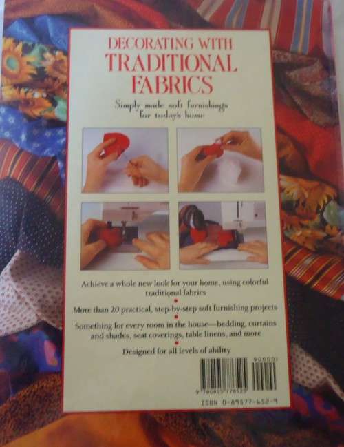 DECORATING WITH TRADITIONAL FABRICS - MIRANDA INNES -132 PAGE SOFT COVER