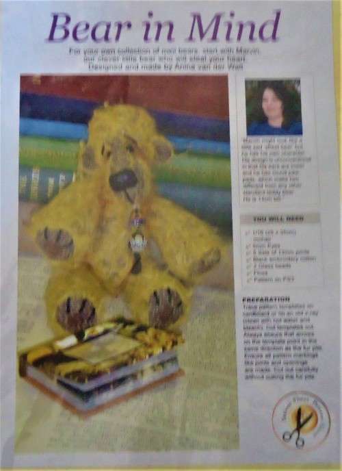 MARVIN THE MINI BEAR - THREADS & CRAFTS 39