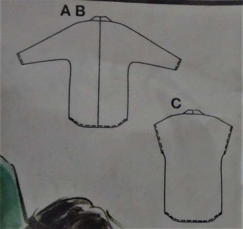 BURDA 4374 OVERSIZE SHIRT/TOP  SIZE 10-12-14-16-18-20-22 COMPLETE