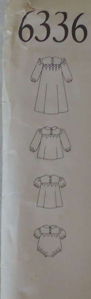 NEW LOOK PATTERNS 6336 INFANTS ROMPER & DRESS  SIZE 3-6-12-18 MONTHS COMPLETE