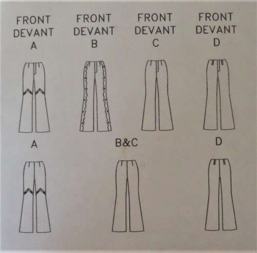 BUTTERICK 3529 PANTS SIZE 6-8-10 COMPLETE-UNCUT-F/FOLDED