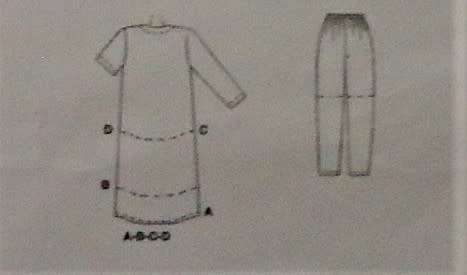 McCALLS 8530 UNISEX SLEEPWEAR SIZE Y=S-M-L (30 - 40") COMPLETE