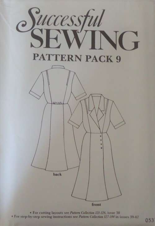 SUCCESSFUL SEWING PATTERN PACK 9 COLLARED DRESS 8 - 18 COMPLETE-UNCUT-F/FOLDED
