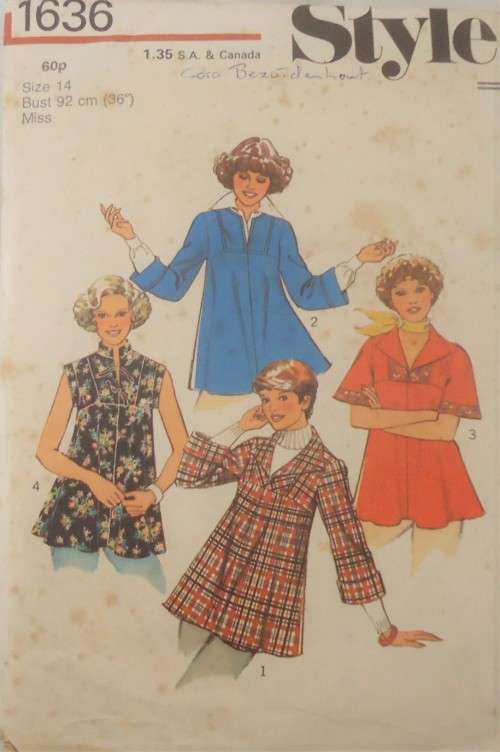 STYLE 1636 SET OF TOPS SIZE 14 BUST 92 CM COMPLETE