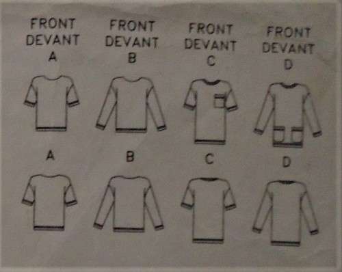 BUTTERICK 4574 VERY LOOSE FITTING TOPS  -SIZE 6-22 COMPLETE