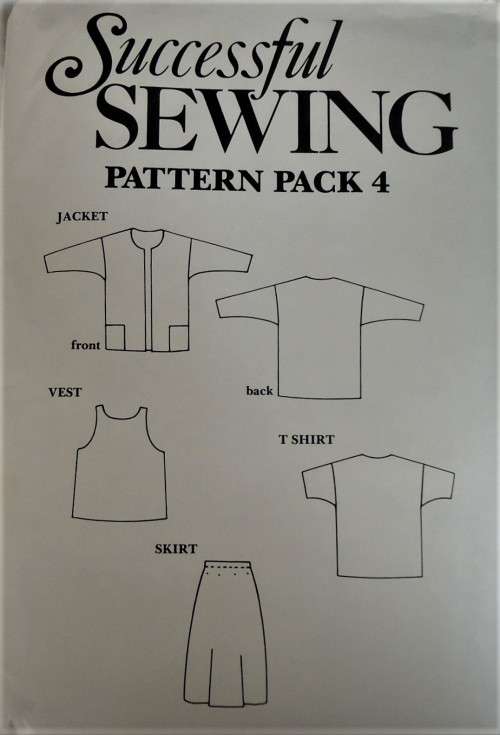 SUCCESSFUL SEWING  PATTERN PACK 4 JACKET-VEST-R SHIRT-SKIRT  8 - 18 COMPLETE